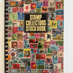 Stamp Collectors Book - over 100 stamps